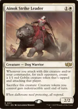 Ainok Strike Leader 11 TDC Commander: Tarkir: Dragonstorm NM - Image 1