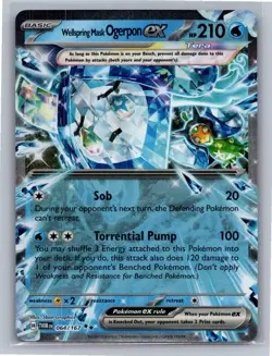 Wellspring Mask Ogerpon ex 064/167 Twilight Masquerade Pokemon Holo NM - Image 1