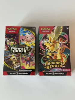 Ascended Heroes and Perfect Order Booster Bundles - Pokemon TCG New and Sealed - Image 1