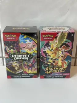 Ascended Heroes and Perfect Order Booster Bundles - Pokemon TCG New and Sealed - Image 3