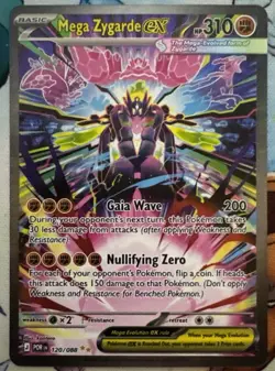 Pokemon TCG Mega Evolutions Perfect Order Mega Zygarde EX SIR 120/88 NM - Image 1