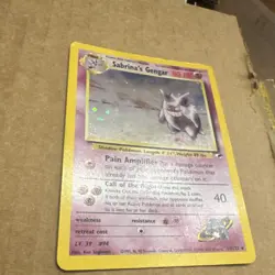 Sabrina's Gengar 14/132 Gym Heroes Holo Rare English Unlimited holofoil - Image 2