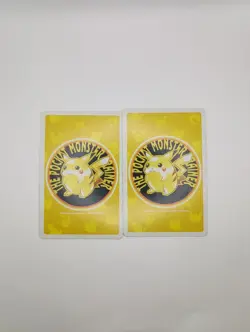 Pokemon 1998 Yellow Poker Deck P/C Mankey Primeape King & Queen of Hearts - Image 2
