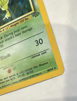 Pokemon TCG Scyther Jungle 10/64 Holo Rare 70 HP English 1999 WOTC Unlimited - Image 5