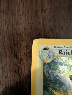 Wizards of the Coast Pokemon TCG Raichu 14/102 Base Set Holo Rare ENG HP - Image 3