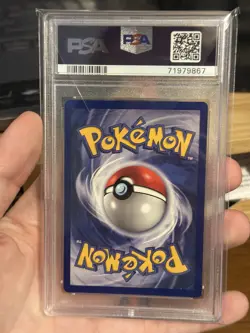 1st Edition Abra PSA 8 #43 Pokemon Base Set 1999 - Image 2