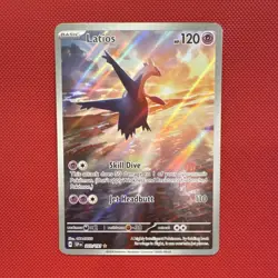 Pokemon TCG Latios 203/191 Sv08 Surging Sparks Secret Rare Full Art Holo EN - Image 1