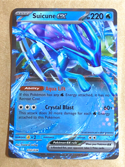 Pokemon TCG SUICUNE EX CLB 010/034 Powers Premium Collection Ultra Rare VLP/LP - Image 1