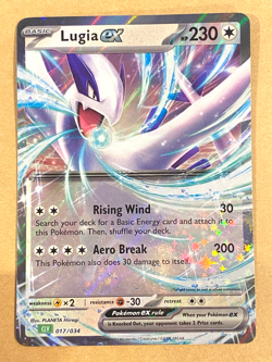 Pokemon TCG LUGIA EX CLV 017/034 Powers Premium Collection Ultra Rare NM - Image 1