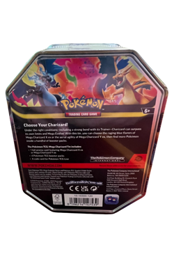 POKEMON TCG MEGA CHARIZARD X EX TIN NEW FACTORY SEALED FAST SHIPPING! - Image 3