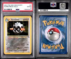 2001 Pokemon Forretress Holo PSA 2 - Image 3