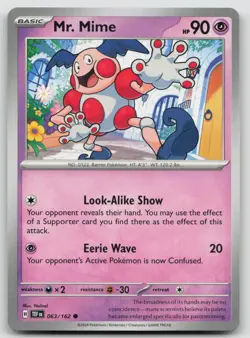 Mr. Mime 063/162 Temporal Forces Pokemon NM Common - Image 1