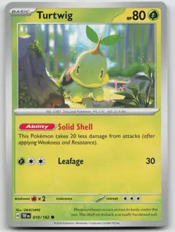 Turtwig 010/162 Temporal Forces Pokemon NM Common - Image 1