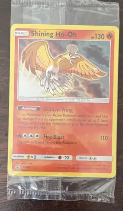 Sealed Pokemon TCG Shining Legends SM70 Shining Ho-Oh Holo ETB Promo - Image 1