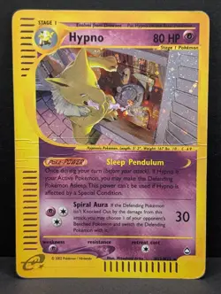Hypno H12/H32 Aquapolis Holo Ultra Rare Pokemon TCG Nintendo e-reader HP - Image 1