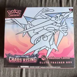 Pokemon TCG Chaos Rising Pokemon Center Elite Trainer Box No Tears - Image 1