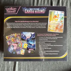 Pokemon TCG Chaos Rising Pokemon Center Elite Trainer Box No Tears - Image 2