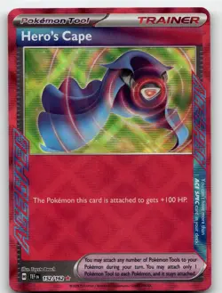 HERO'S CAPE 152/162 ACE SPEC RARE TEMPORAL FORCES POKEMON NEAR MINT - Image 2