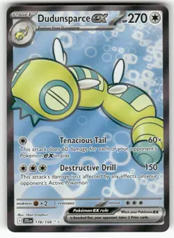 Dudunsparce ex 178/159 Ultra Rare Journey Together Pokemon Near Mint - Image 1