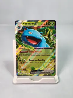 Venusaur ex 003/165 Double Rare Scarlet & Violet 151 Pokemon - Image 1