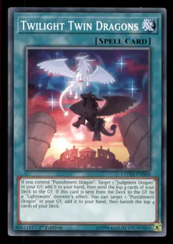 Yugioh Twilight Twin Dragons #COTD-EN060 Code of the Duelist LP - Image 1