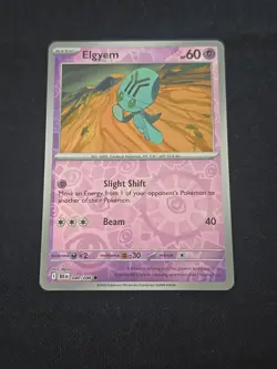 Elgyem 040/086 Sv: Black Bolt Reverse Holo Rare Pokemon TCG Near Mint - Image 1