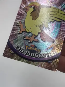 Pokemon Pidgeot #18 Topps 1999 TV Animation Ed Holo Foil Topps Black Logo LP - Image 2