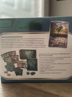 Twilight Masquerade Elite Trainer Box ETB Sealed Pokemon TCG Scarlet & Violet - Image 2
