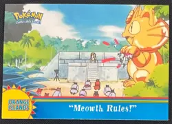 Pokemon 2000 Topps #OP13 "Meowth Rules!" TV Series 3 - Image 1