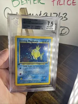 ✨ Pokemon Shining Magikarp Neo Revelation 1st Edition Secret Rare #66 BGS 7.5 ✨ - Image 3