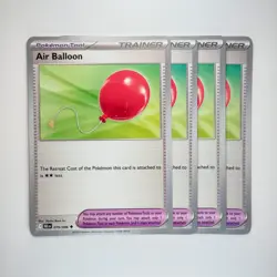 Air Balloon 079/086 (4X) - Black Bolt (BLK) / Pokemon TCG Playset / NM - Image 1
