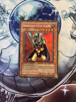 (CT1) YUGIOH OBNOXIOUS CELTIC GUARD CT1-EN006 ULTRA/SECRET LIMITED MISPRINT MP - Image 1