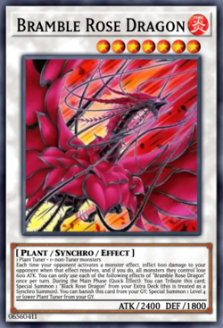 Yugioh Bramble Rose Dragon DOOD-EN039 1st Edition Secret Rare NM Presale - Image 1