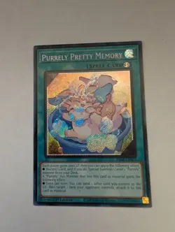 Yugioh! Purrely Pretty Memory - RA02-EN072 - Secret Rare - 1st Edition Near Mint - Image 1