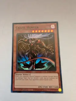 YuGiOh! - Chaos Hunter RA02-EN007 Super Rare 1st Edition Near Mint - Image 1