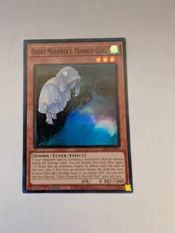 Yugioh! Ghost Mourner & Moonlit Chill (Alternate Art) - RA02-EN015 - Super Rare - Image 1