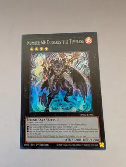 Yugioh! Number 60: Dugares the Timeless - RA02-EN037 - Super Rare - 1st Edition - Image 1