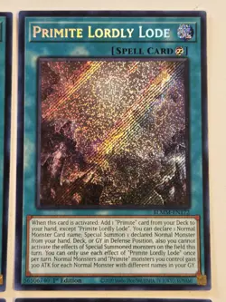 Primite Lordly Lode BLMM-EN172 Secret Rare Yugioh 1st Edition Mint +3 FREE BONUS - Image 2