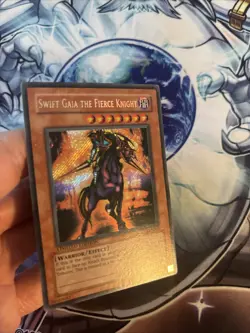 (CT1) YUGIOH • SWIFT GAIA THE FIERCE KNIGHT • SECRET RARE • CT1-EN004 LIMITED LP - Image 2