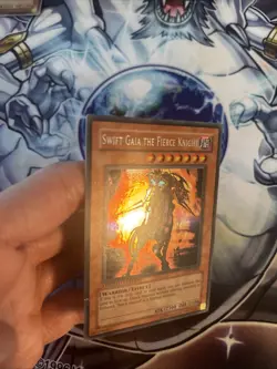 (CT1) YUGIOH • SWIFT GAIA THE FIERCE KNIGHT • SECRET RARE • CT1-EN004 LIMITED LP - Image 3