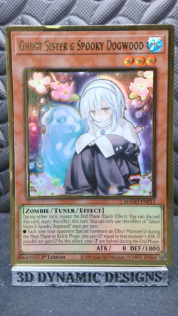| Yugioh Ghost Sister Spooky Dogwood MAGO-EN013 Maximum Gold NM 🔥 | - Image 1