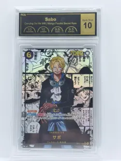 ONE PIECE Card Sabo OP13-120 SEC Manga Alt Art Carrying on His Will Japanese JPN - Image 1
