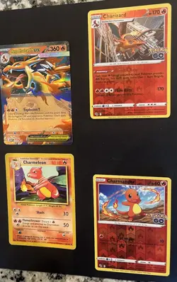 Pokemon Charizard Lot 6 Cards Holo Reverse Mega Charizard Evolution No Duplicate - Image 3