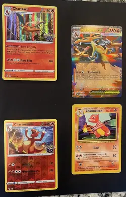 Pokemon Charizard Lot 6 Cards Holo Reverse Mega Charizard Evolution No Duplicate - Image 4