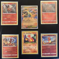 Pokemon Charizard Lot 6 Cards Holo Reverse Mega Charizard Evolution No Duplicate - Image 5