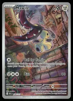 Pokemon Cards Mawile 246/217 Ascended Heroes Illustration Rare NM - Image 1