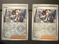 2x reverse holo Hilda 084/086 NM/M White Flare Pokemon Card. never played - Image 1
