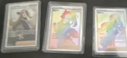 Pokemon Trainer Supporter Full Art Holo Cards - Marnie, Serena, Cynthia - Image 1