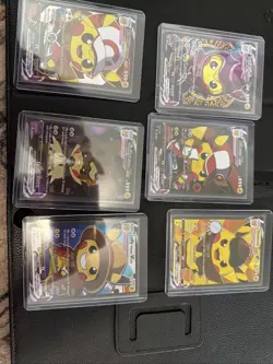6Pikachu Pokemon Card Holo GX VSTAR VMAX GX EX Cosplay Art - Image 1