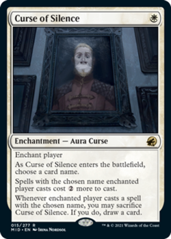 x1 Curse of Silence NM, MTG Innistrad: Midnight Hunt - Image 1